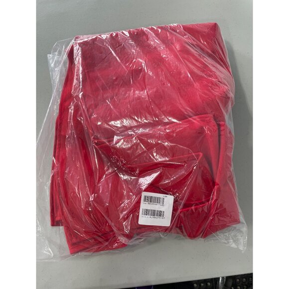 Allison Brown NY Dramatic Cape with Mega Buttons Size 2X Relaxed Fit Red Layers - Picture 7 of 7